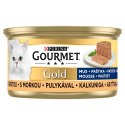PURINA Gourmet Gold Mus z indykiem - mokra karma dla kota - 85 g