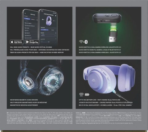 Słuchawki Steelseries Arctis Nova 3X Wireless for Xbox, Levander