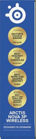 Słuchawki Steelseries Arctis Nova 3P Wireless for Playstation, białe