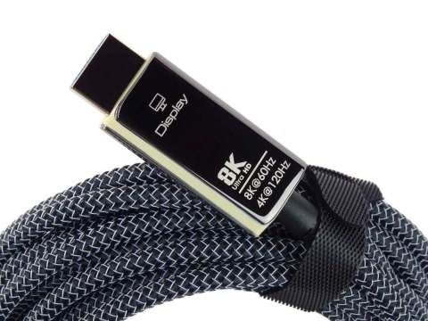 Kabel HDMI PremiumCord Ultra High Speed 2.1 światłowodowy 8K@60Hz, pozłacany 10m
