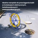 Extralink Pilot do przeciągania kabli Pilot 9mm 150m włókno szklane FRP, śr. 9mm, dł. 150m, żółty
