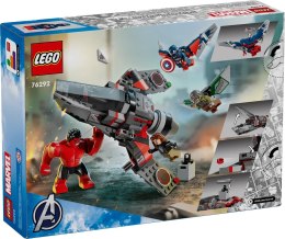 LEGO MARVEL 76292 Kapitan Ameryka kontra Czerwony Hulk — bitwa