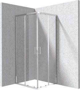 Kabina prysznicowa prostokątna o wymiarach 80x90 cm