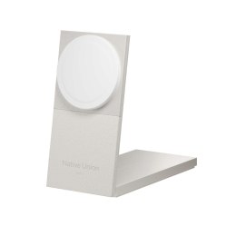 Ładowarka bezprzewodowa Qi2 15W do dwóch urządzeń - Native Union Rise 2-in-1 kompatybilna z MagSafe (sandstone)