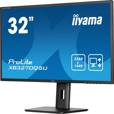 Iiyama ProLite XB3270QSU-B1 monitor komputerowy 81,3 cm (32") 2560 x 1440 px Wide Quad HD LED Czarny