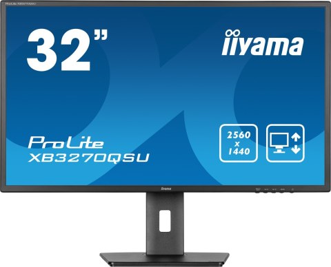 Iiyama ProLite XB3270QSU-B1 monitor komputerowy 81,3 cm (32") 2560 x 1440 px Wide Quad HD LED Czarny