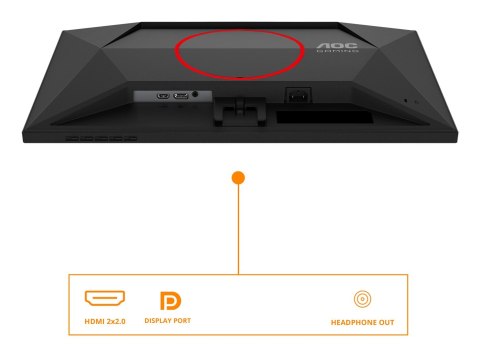 MONITOR AOC LED 23,8" 24G4HRE 200Hz