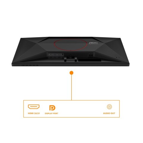 Monitor AOC Q27G42XE 27" IPS QHD 180Hz 1ms 2560x1440 2xHDMI Czarny