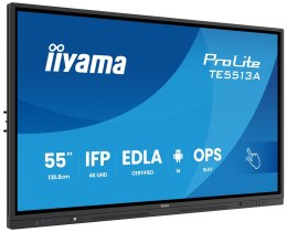 Wyświetlacz Iiyama TE5513A-B1AG 55 W UHD IR 40P T