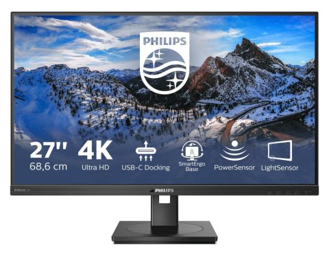 Monitor LCD Philips 279P1/00 27" 4K UHD IPS 16:9 Black 4ms 350cd/m2 Audio out HDMI ports quantity 2