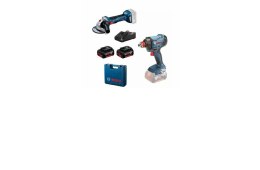 BOSCH.ZESTAW COMBO 18V (GDX 180-LI + GWS 180) 2x4,0Ah %%%