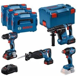 BOSCH.ZESTAW COMBO 18V (GSR 18V-90C +GDX 18V-210C +GBH 18V-24C +GSA 18V-28) 1xPC4,0Ah 2xPC5,5Ah ...