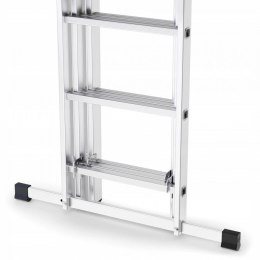 AWTOOLS Drabina aluminiowa 3x7 stopni 150kg adaptacja na schody