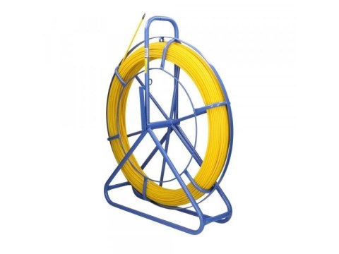 Extralink Pilot 8mm 75m | Pilot do przeciągania kabli | włókno szklane FRP, śr. 8mm, dł. 75m, żółty (EX.30899)