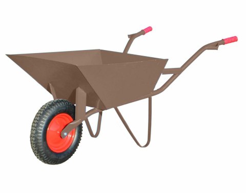 Taczka budowlana 85L/1,5mm brązowa