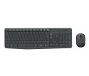 Logitech Klawiatura MK235 Wireless KBD+Mouse Grey CZ