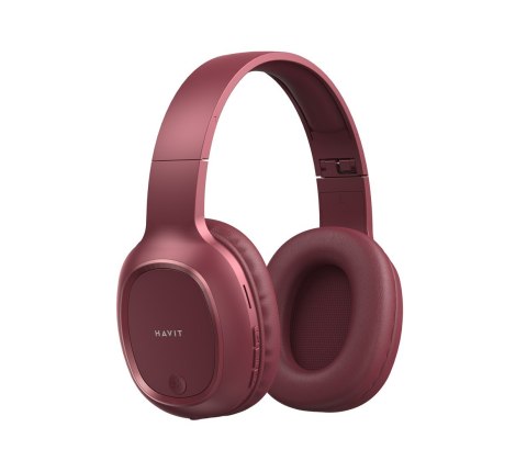 Słuchawki bezprzewodowe nauszne Havit H2590BT Pro (czerwony)