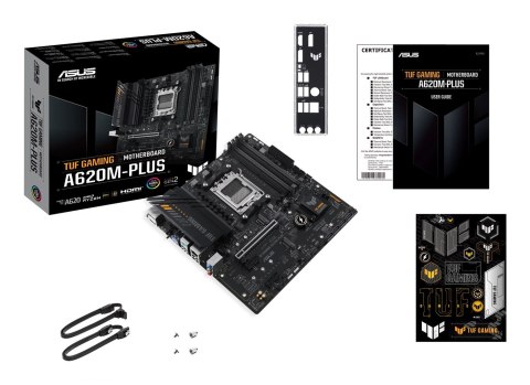 ASUS TUF GAMING A620M-PLUS AMD A620 Gniazdo AM5 micro ATX