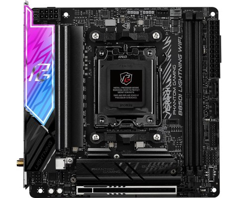 Asrock Phantom Gaming B850I Lightning WiFi AMD B850 Gniazdo AM5 mini ITX