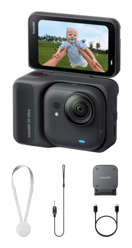 Insta360 GO Ultra Standard Bundle (Midnight Black) - kamera sportowa 53g