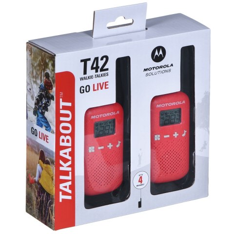 Motorola Radiotelefon wielofunkcyjny Motorola T42 RED 5031753007492