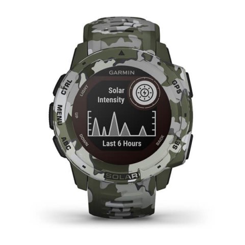 Zegarek Garmin Instinct Solar Camo Zielony (010-02293-06)