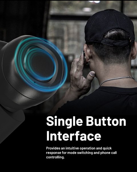 Słuchawki aktywne NE20 z redukcją szumów czarne