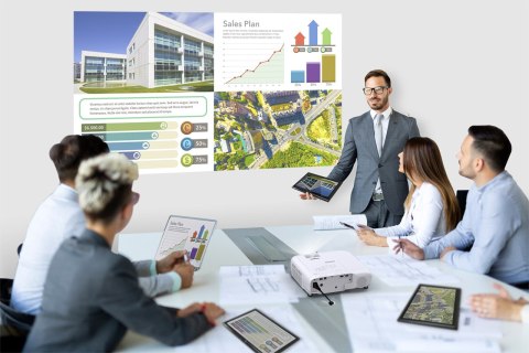 Epson EB-W55 4000 ANSI lumenów 3LCD WXGA (1200x800) Biały