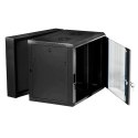 Extralink Extralink - szafka wisząca 19" 12U 600x600 AZH Czarna