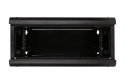 Extralink Szafa rack 4U 600x450 Czarna montowana na ścianie