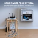 Extralink Szafa rack 6U 10" Szara montowana na ścianie