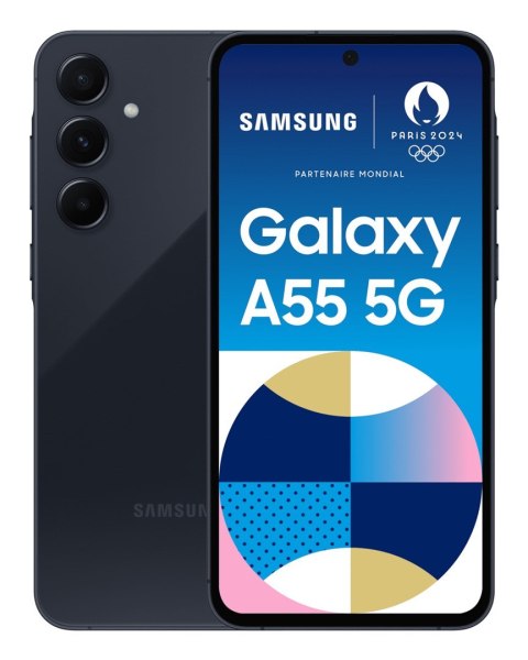 Samsung Galaxy A55 5G 16,8 cm (6.6") Hybrid Dual SIM USB Type-C 8 GB 128 GB 5000 mAh Granatowy (marynarski)