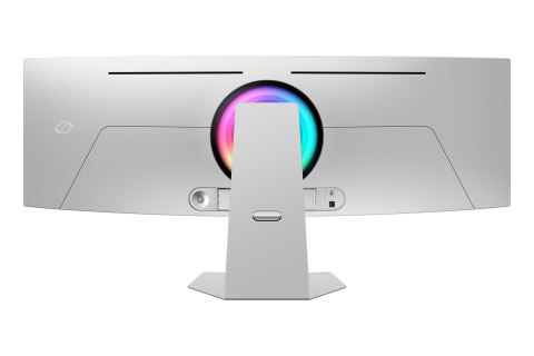 Samsung G95SC monitor komputerowy 124,5 cm (49") 5120 x 1440 px Dual QHD OLED Srebrny