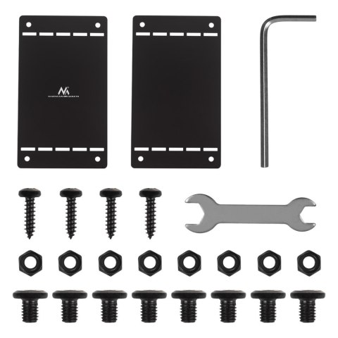 MACLEAN KOMPAKTOWY ORGANIZER PODBIURKOWY NA KABLE, MAX. OBCIĄŻENIE 5KG, CZARNY MC-107 B