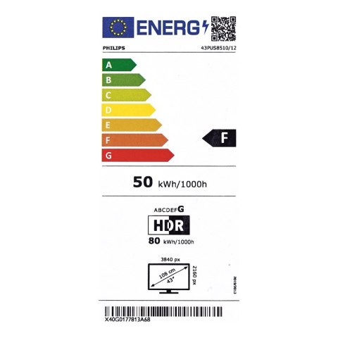 Telewizor 43" Philips 43PUS8510/12