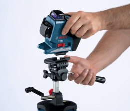 Bosch BT 250 Professional statyw Poziomice laserowe 3 x noga Niebieski, Biały