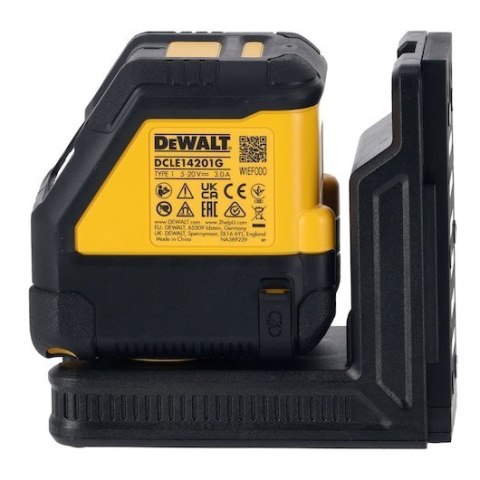 DEWALT Laser krzyżowy 10,8V DCLE14201RB czerwony USB-C