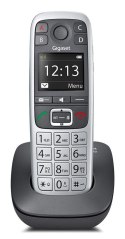 Gigaset E560 telefon Telefon w systemie DECT Nazwa i identyfikacja dzwoniącego Czarny, Srebrny