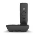 Gigaset E720A Telefon analogowy/DECT Nazwa i identyfikacja dzwoniącego Czarny