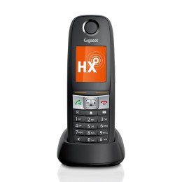 Telefon analogowy/DECT, Gigaset E630HX, słuchawka bezprzewodowa, zestaw głośnomówiący, 200 wpisów, ID dzwoniącego, szary
