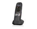 Telefon analogowy/DECT, Gigaset E630HX, słuchawka bezprzewodowa, zestaw głośnomówiący, 200 wpisów, ID dzwoniącego, szary