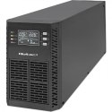 Qoltec 52281 zasilacz UPS Podwójnej konwersji (online) 2 kVA 2000 W 3 x gniazdo sieciowe