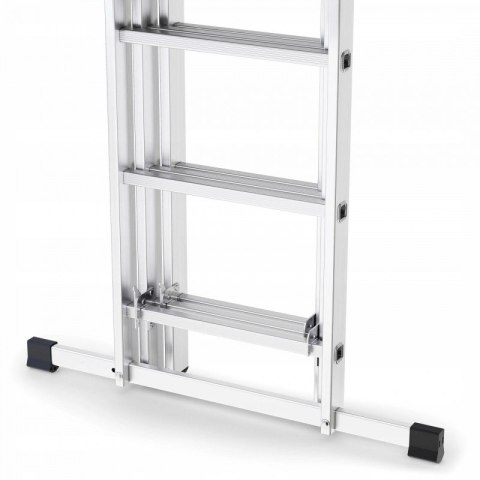 AWTOOLS Drabina aluminiowa 3x7 stopni 150kg adaptacja na schody