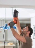 Black & Decker BEHS01K-QS wiertło 1600 RPM SDS Plus Czarny, Pomarańczowy