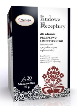 LUDOWE RECEPTURY limfa - wsparcie przepływu 30 saszetek MIR-LEK