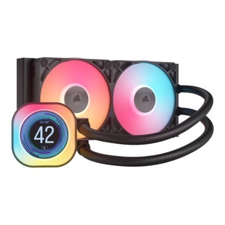 Chłodzenie wodne CORSAIR WAK iCUE LINK TITAN 240 RX LCD AIO 240mm