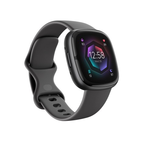 Fitbit Inteligentny zegarek NFC GPS Ekran dotykowy AMOLED Monitorowanie aktywności 24/7 Wodoodporny Bluetooth Wi-Fi Shadow Szary