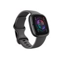 Fitbit Inteligentny zegarek NFC GPS Ekran dotykowy AMOLED Monitorowanie aktywności 24/7 Wodoodporny Bluetooth Wi-Fi Shadow Szary