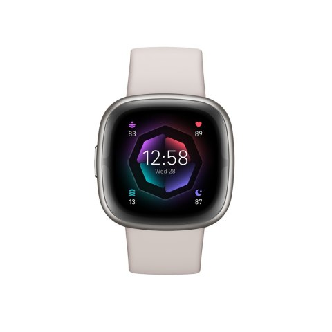 Fitbit Sense 2 - platynowe aluminium - s