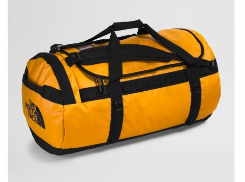 The North Face Base Camp Duffel L sportowa torba 95 l Poliester Czarny, Żółty